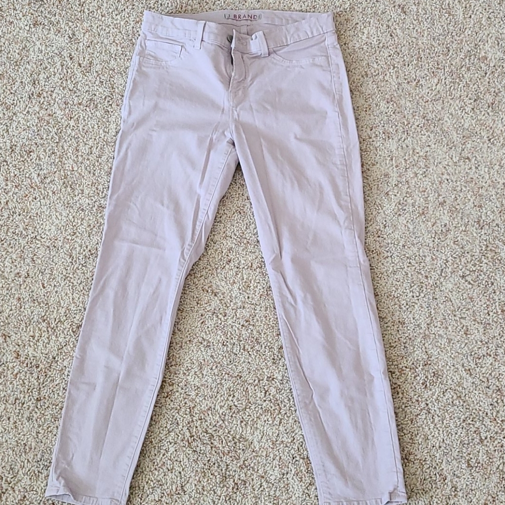 J Brand lavender stretchy skinny jeans